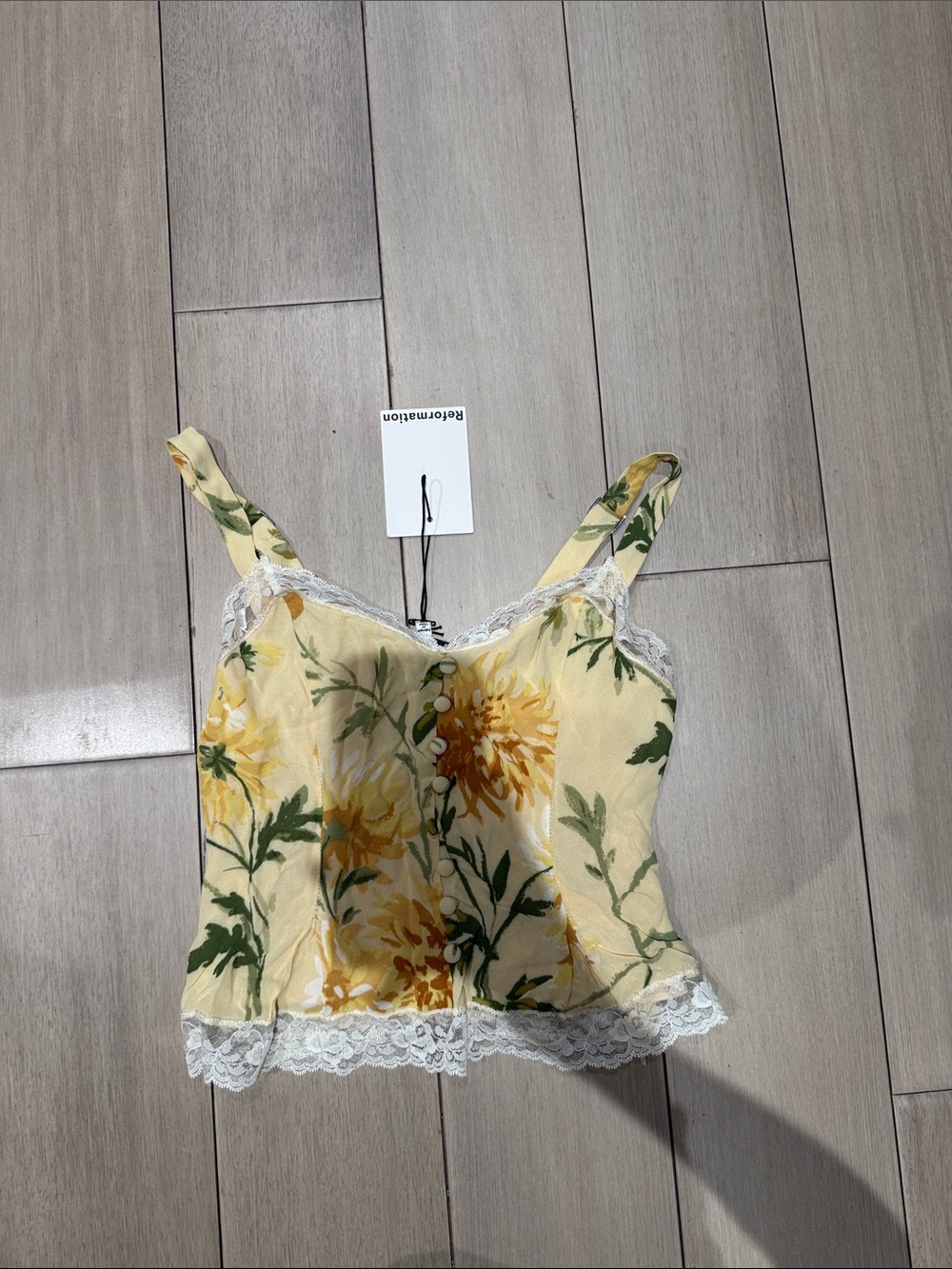 Reformation Lisette Top Honeyglow